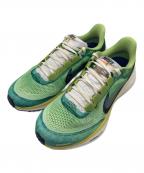 NIKEナイキ）の古着「ランニングシューズ」｜グリーン×アイボリー