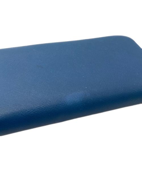 PRADA（プラダ）PRADA (プラダ) 長財布 ブルーの古着・服飾アイテム