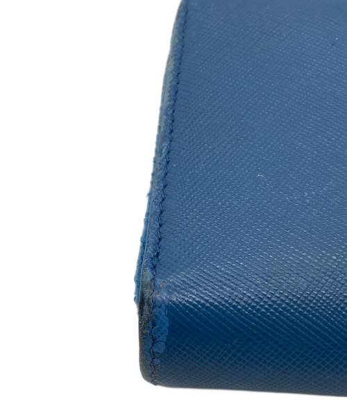 PRADA（プラダ）PRADA (プラダ) 長財布 ブルーの古着・服飾アイテム