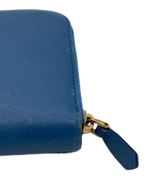 PRADA（プラダ）PRADA (プラダ) 長財布 ブルーの古着・服飾アイテム