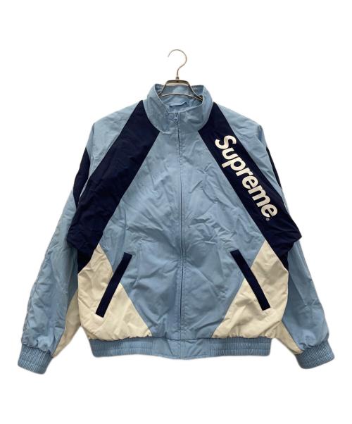 SUPREME（シュプリーム）SUPREME (シュプリーム) トラックジャケット スカイブルー×ネイビー サイズ:Ｍの古着・服飾アイテム