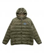 Patagoniaパタゴニア）の古着「COTTON DOWN JACKET」｜グリーン