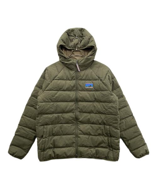 Patagonia（パタゴニア）Patagonia (パタゴニア) COTTON DOWN JACKET グリーン サイズ:Lの古着・服飾アイテム