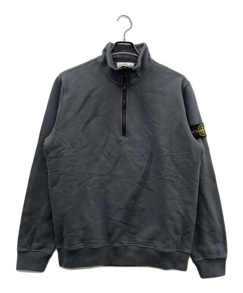 STONE ISLAND（ストーンアイランド）STONE ISLAND (ストーンアイランド) ハーフジップスウェット グレー サイズ:Lの古着・服飾アイテム