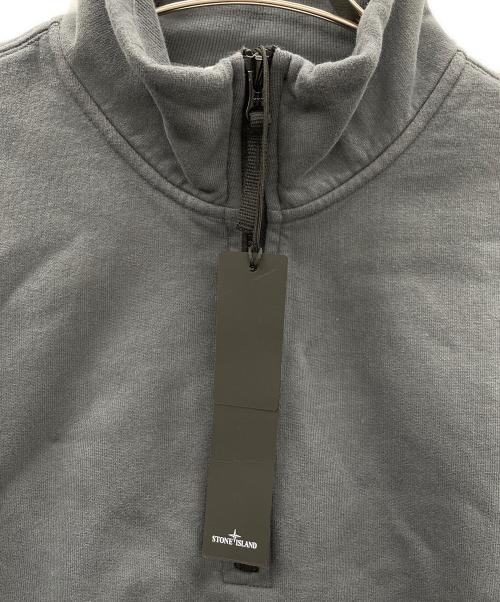 STONE ISLAND（ストーンアイランド）STONE ISLAND (ストーンアイランド) ハーフジップスウェット グレー サイズ:Lの古着・服飾アイテム