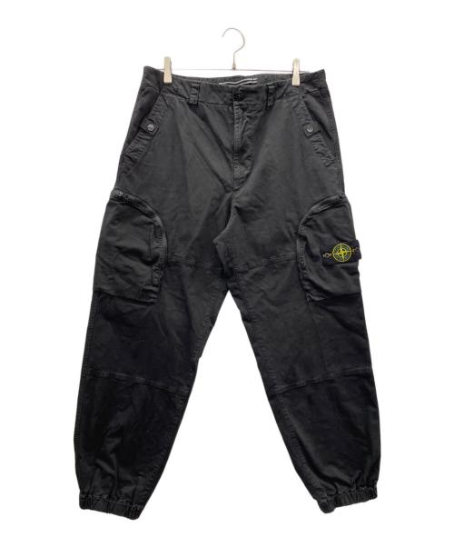 STONE ISLAND（ストーンアイランド）STONE ISLAND (ストーンアイランド) PANTALONE LOOSE ブラック サイズ:W32の古着・服飾アイテム