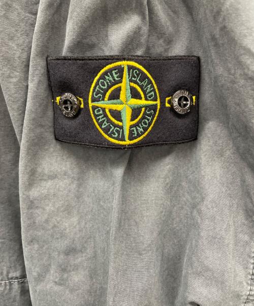 STONE ISLAND（ストーンアイランド）STONE ISLAND (ストーンアイランド) ガーメントダイ フーデッド アノラックパーカー グレー サイズ:Lの古着・服飾アイテム