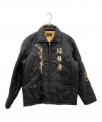 東洋エンタープライズトウヨウエンタープライズ）の古着「キルティングジャケット」｜ブラック