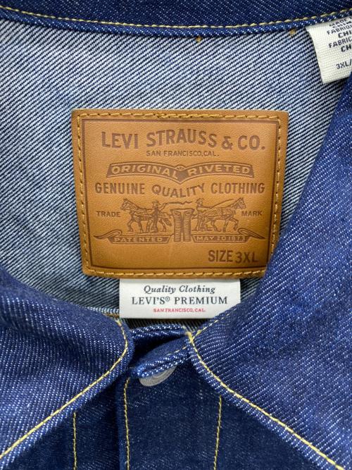 LEVI'S PReMIUM（リーバイス プレミアム）LEVI'S PReMIUM (リーバイス プレミアム) デニムジャケット ネイビー サイズ:3XLの古着・服飾アイテム