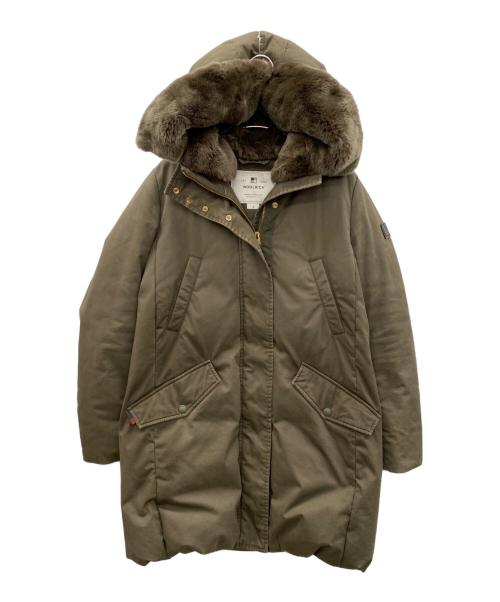 WOOLRICH（ウールリッチ）WOOLRICH (ウールリッチ) クーンパーカー ダウンコート オリーブ サイズ:Sの古着・服飾アイテム