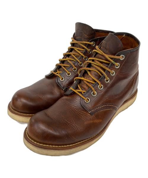 RED WING（レッドウィング）RED WING (レッドウィング) 6-inch Classic Round 7ホールブーツ ブラウン サイズ:US8.5の古着・服飾アイテム