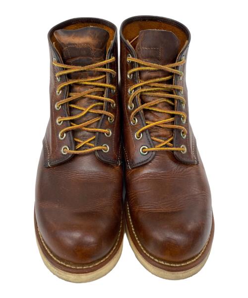 RED WING（レッドウィング）RED WING (レッドウィング) 6-inch Classic Round 7ホールブーツ ブラウン サイズ:US8.5の古着・服飾アイテム