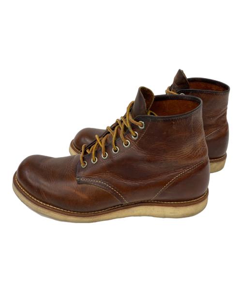 RED WING（レッドウィング）RED WING (レッドウィング) 6-inch Classic Round 7ホールブーツ ブラウン サイズ:US8.5の古着・服飾アイテム
