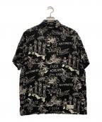 WACKO MARIA×MINEDENIMワコマリア×マインデニム）の古着「半袖シャツ」｜ブラック