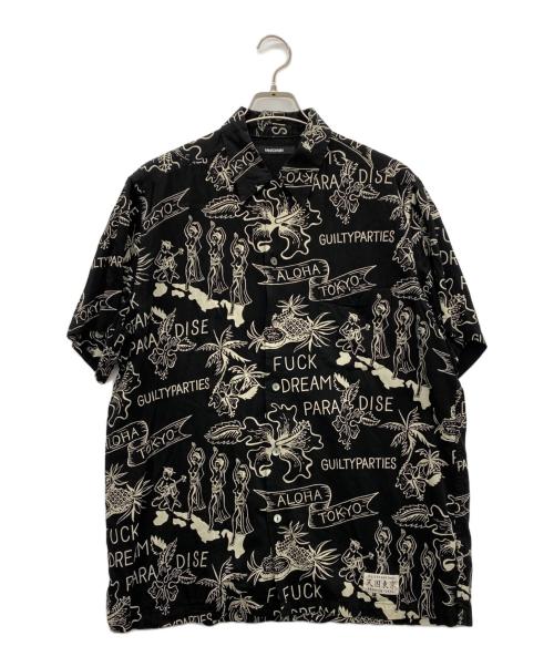 WACKO MARIA（ワコマリア）WACKO MARIA (ワコマリア) MINEDENIM (マインデニム) 半袖シャツ ブラック サイズ:3の古着・服飾アイテム