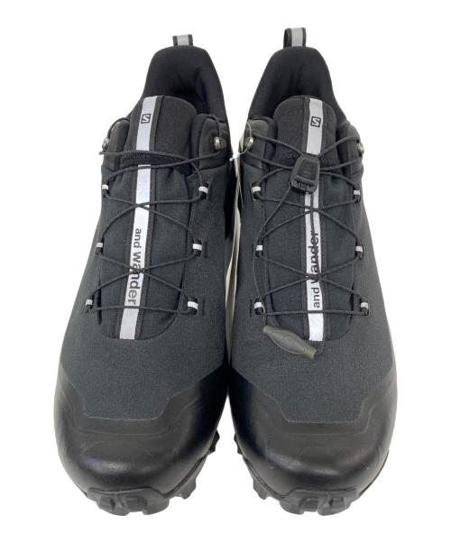 SALOMON（サロモン）SALOMON (サロモン) and wander (アンドワンダー) スニーカー CROSSHIKE ブラック サイズ:UK9.5の古着・服飾アイテム