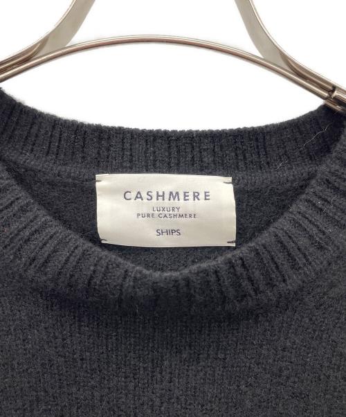 SHIPS（シップス）SHIPS (シップス) 薄手ニット ブラック サイズ:Lの古着・服飾アイテム