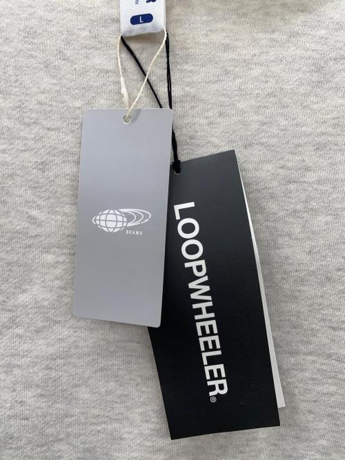 BEAMS（ビームス）BEAMS (ビームス) LOOPWHEELER (ループウィラー) スウェット ベージュ サイズ:L 未使用品の古着・服飾アイテム