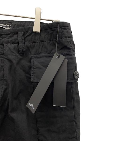 STONE ISLAND（ストーンアイランド）STONE ISLAND (ストーンアイランド) リップストップテーパードベイカーパンツ ブラック サイズ:32の古着・服飾アイテム