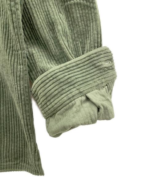 STONE ISLAND（ストーンアイランド）STONE ISLAND (ストーンアイランド) コーデュロイジャケット グリーン サイズ:Lの古着・服飾アイテム