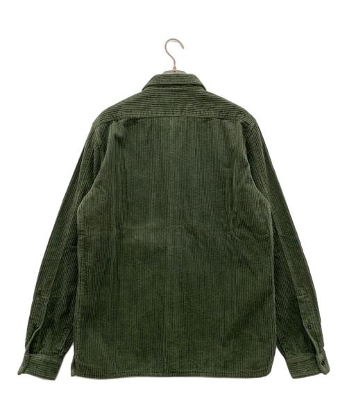 STONE ISLAND（ストーンアイランド）STONE ISLAND (ストーンアイランド) コーデュロイジャケット グリーン サイズ:Lの古着・服飾アイテム
