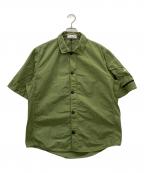 STONE ISLANDストーンアイランド）の古着「半袖シャツ」｜グリーン