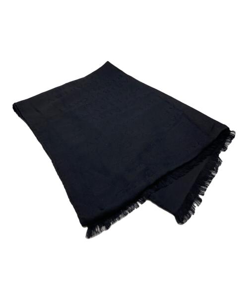 BVLGARI（ブルガリ）BVLGARI (ブルガリ) マフラー ブラックの古着・服飾アイテム