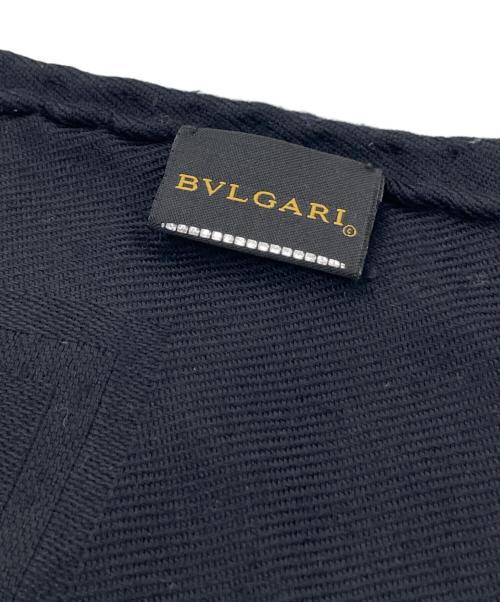BVLGARI（ブルガリ）BVLGARI (ブルガリ) マフラー ブラックの古着・服飾アイテム