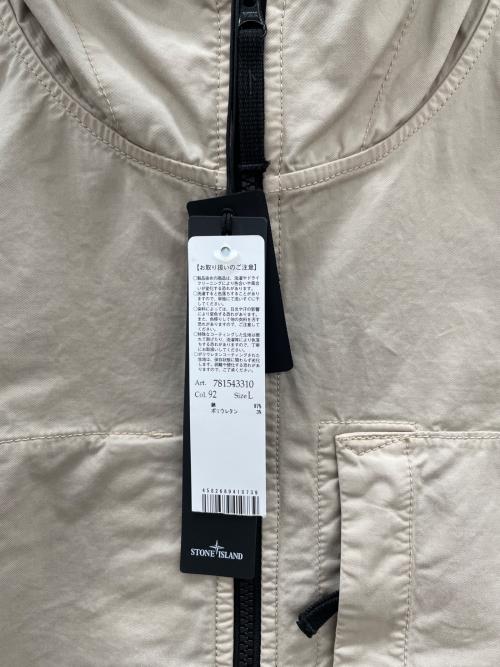STONE ISLAND（ストーンアイランド）STONE ISLAND (ストーンアイランド) ジャケット ベージュ サイズ:Lの古着・服飾アイテム