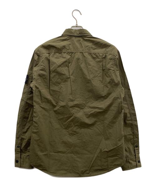 STONE ISLAND（ストーンアイランド）STONE ISLAND (ストーンアイランド) 長袖シャツ オリーブ サイズ:L 未使用品の古着・服飾アイテム
