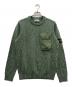 STONE ISLAND（ストーンアイランド）の古着「キャンパスパッチプルオーバーニット」｜グリーン