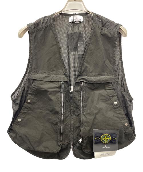 STONE ISLAND（ストーンアイランド）STONE ISLAND (ストーンアイランド) DAVID LIGHT-TC WITH POLY NET ブラック サイズ:L 未使用品の古着・服飾アイテム