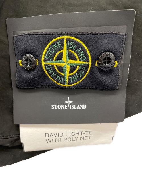 STONE ISLAND（ストーンアイランド）STONE ISLAND (ストーンアイランド) DAVID LIGHT-TC WITH POLY NET ブラック サイズ:L 未使用品の古着・服飾アイテム