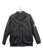 STONE ISLANDストーンアイランド）の古着「GARMENT DYED MILITARY JACKET」｜ブラック
