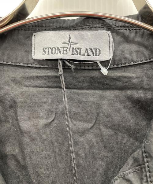 STONE ISLAND（ストーンアイランド）STONE ISLAND (ストーンアイランド) GARMENT DYED MILITARY JACKET ブラック サイズ:L 未使用品の古着・服飾アイテム
