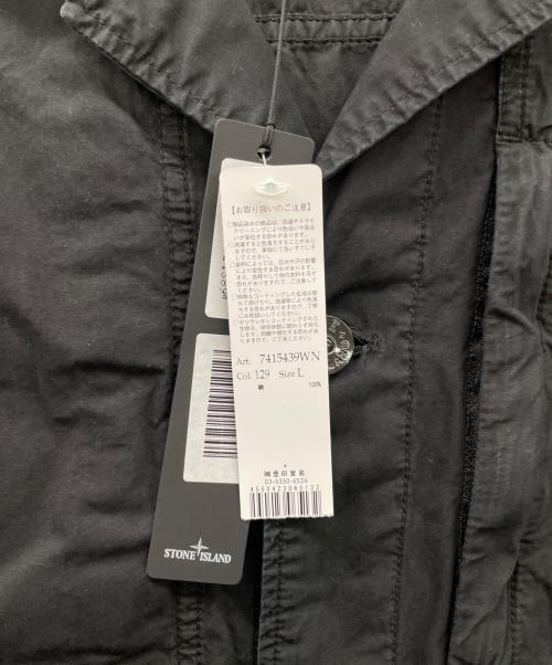 STONE ISLAND（ストーンアイランド）STONE ISLAND (ストーンアイランド) GARMENT DYED MILITARY JACKET ブラック サイズ:L 未使用品の古着・服飾アイテム