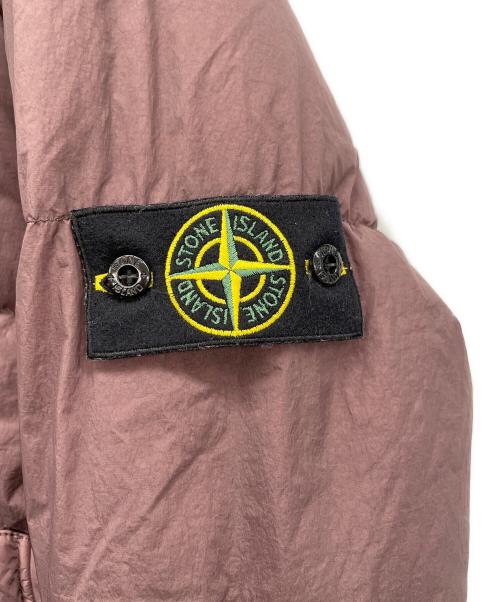 STONE ISLAND（ストーンアイランド）STONE ISLAND (ストーンアイランド) GARMENT DYED CRINKLE REPS NY DOWN バーガンディー サイズ:Lの古着・服飾アイテム