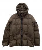 STONE ISLANDストーンアイランド）の古着「GARMENT DYED CRINKLE REPS NY DOWN JACKET」｜ブラウン