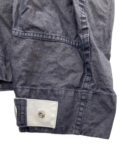 STONE ISLAND（ストーンアイランド）STONE ISLAND (ストーンアイランド) バッグロゴプリント フーデッドジャケット インディゴ サイズ:L 未使用品の古着・服飾アイテム