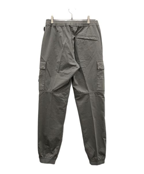 STONE ISLAND（ストーンアイランド）STONE ISLAND (ストーンアイランド) ガーメントダイ テーパード カーゴパンツ グレー サイズ:W32の古着・服飾アイテム