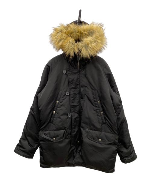 AVIREX（アヴィレックス）AVIREX (アヴィレックス) N-3B フライトジャケット ブラック サイズ:XLの古着・服飾アイテム