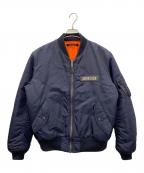 AVIREXアヴィレックス）の古着「MA-1ジャケット」｜ネイビー