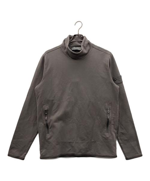 STONE ISLAND（ストーンアイランド）STONE ISLAND (ストーンアイランド) モックネックトレーナー グレー サイズ:Lの古着・服飾アイテム