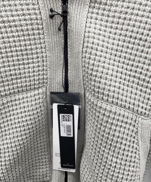 STONE ISLAND（ストーンアイランド）STONE ISLAND (ストーンアイランド) コンパスパッチリバーシブルカーディガン グレー サイズ:Lの古着・服飾アイテム