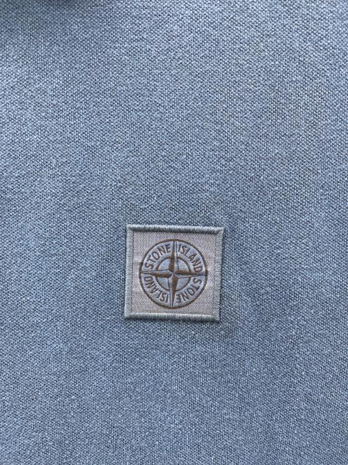 STONE ISLAND（ストーンアイランド）STONE ISLAND (ストーンアイランド) 半袖ポロシャツ ネイビー サイズ:Lの古着・服飾アイテム