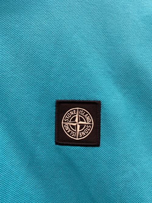 STONE ISLAND（ストーンアイランド）STONE ISLAND (ストーンアイランド) 半袖ポロシャツ ブルー サイズ:L 未使用品の古着・服飾アイテム
