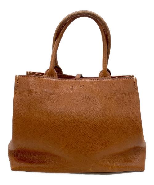 genten（ゲンテン）genten (ゲンテン) ハンドバッグ ブラウンの古着・服飾アイテム
