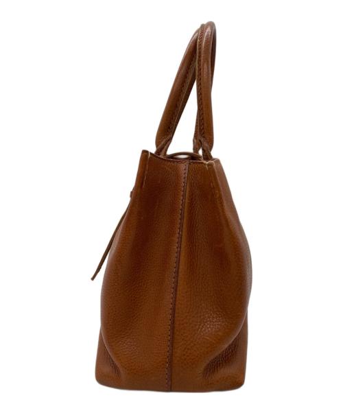 genten（ゲンテン）genten (ゲンテン) ハンドバッグ ブラウンの古着・服飾アイテム