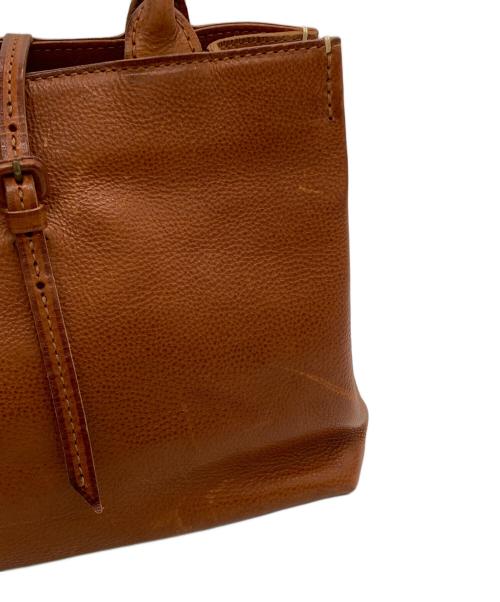 genten（ゲンテン）genten (ゲンテン) ハンドバッグ ブラウンの古着・服飾アイテム