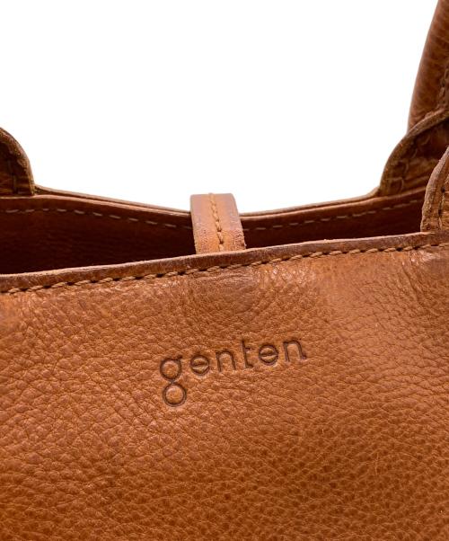 genten（ゲンテン）genten (ゲンテン) ハンドバッグ ブラウンの古着・服飾アイテム